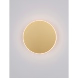 Kinkiet okrągły złoty Cerchio LED 20cm - Decolab24