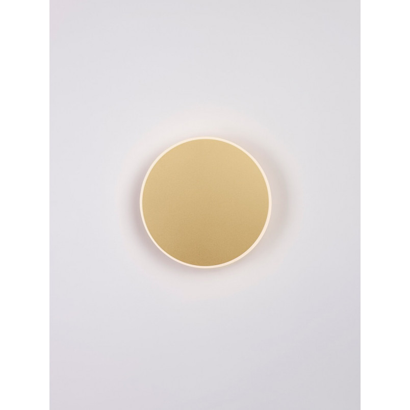 Kinkiet okrągły złoty Cerchio LED 20cm - Decolab24