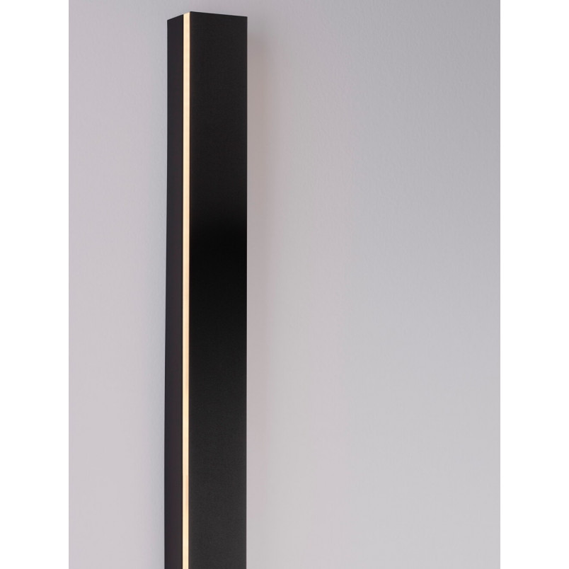 Kinkiet LED Simple 80cm czarny - Nowoczesne oświetlenie