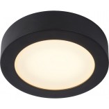 Plafon łazienkowy okrągły Brice LED 18cm czarny Lucide