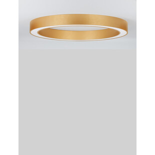 Plafon okrągły glamour Lendon LED 80cm mosiężny