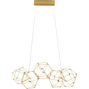 Lampa wisząca nowoczesna dekoracyjna Embla LED 80cm złota