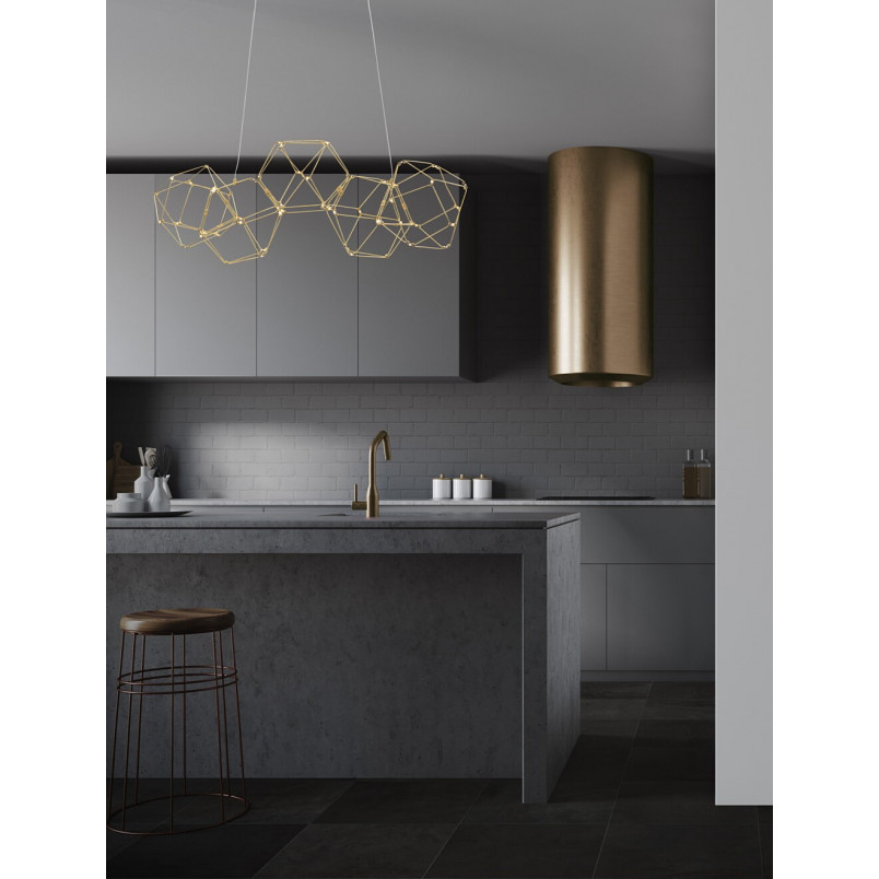 Lampa wisząca Embla LED złota | Nowoczesny design | Decolab24