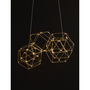 Lampa wisząca Embla LED złota | Nowoczesny design | Decolab24
