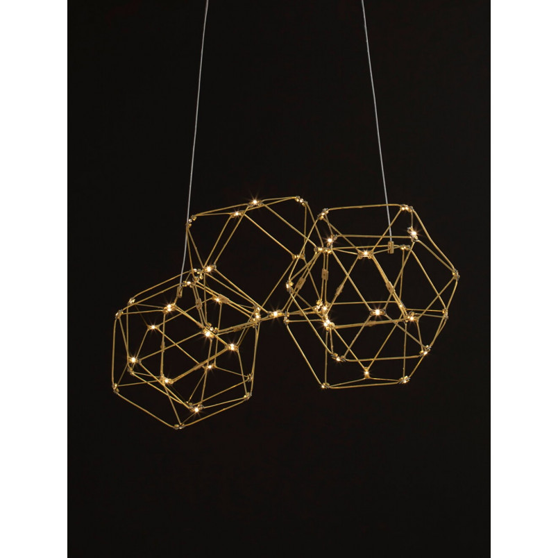 Lampa wisząca Embla LED złota | Nowoczesny design | Decolab24