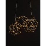 Lampa wisząca Embla LED złota | Nowoczesny design | Decolab24