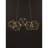 Lampa wisząca Embla LED złota | Nowoczesny design | Decolab24