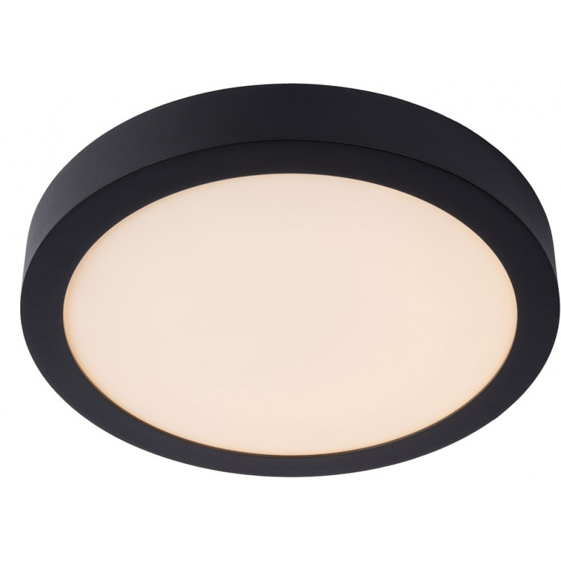 Plafon łazienkowy LED Brice | Czarny, 30cm | Lucide