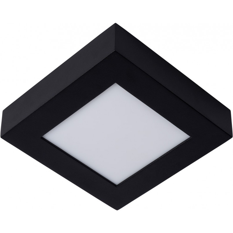 Plafon LED czarny do łazni | Lucide Brice - 16,8cm