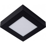 Plafon LED czarny do łazni | Lucide Brice - 16,8cm