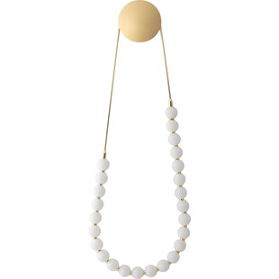 Kinkiet wiszący Moti LED 50cm biały opal / złoty