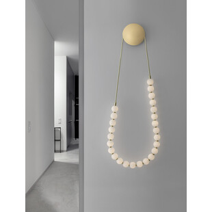 Kinkiet Wiszący Glamour Moti: Szklane Kule, LED, 50cm - Decolab24