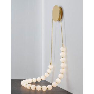 Kinkiet Wiszący Glamour Moti: Szklane Kule, LED, 50cm - Decolab24