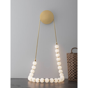 Kinkiet Wiszący Glamour Moti: Szklane Kule, LED, 50cm - Decolab24
