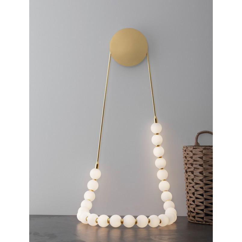 Kinkiet Wiszący Glamour Moti: Szklane Kule, LED, 50cm - Decolab24