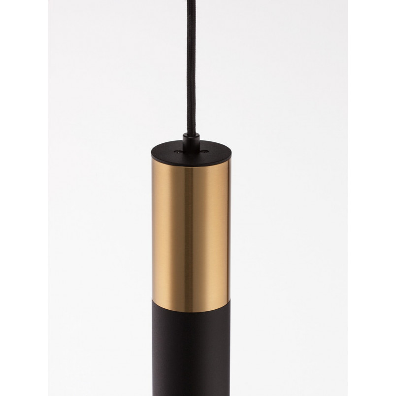 Lampa Wisząca Tuba Ango Czarno-Złota | Decolab24
