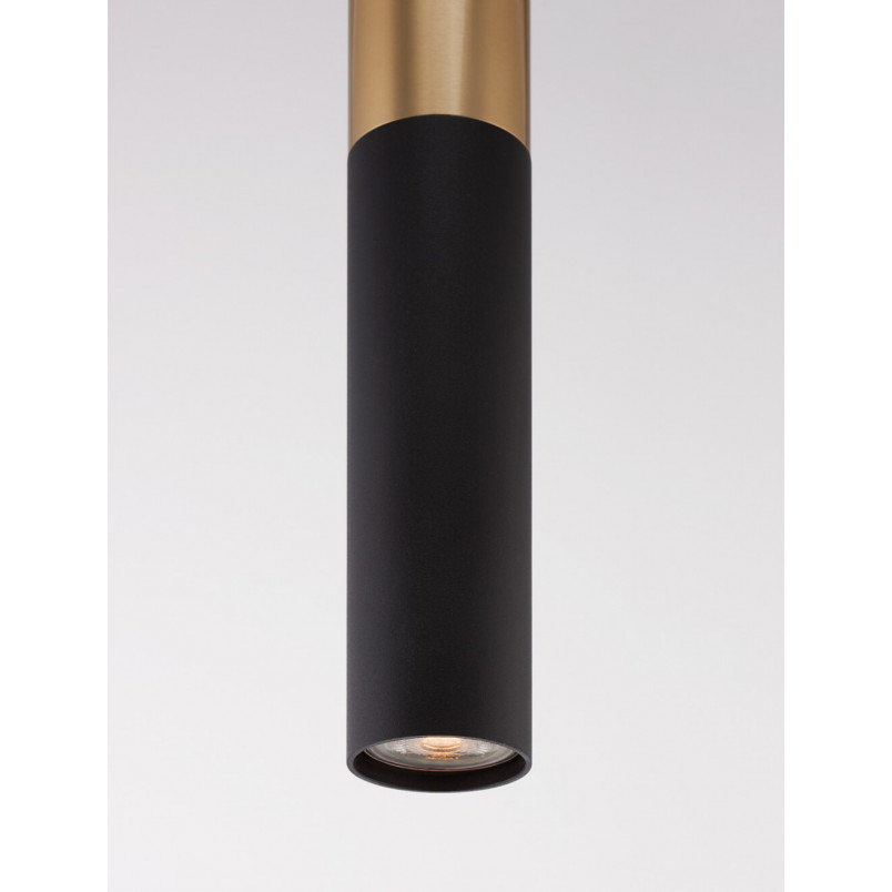 Lampa Wisząca Tuba Ango Czarno-Złota | Decolab24