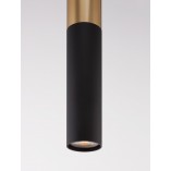 Lampa Wisząca Tuba Ango Czarno-Złota | Decolab24