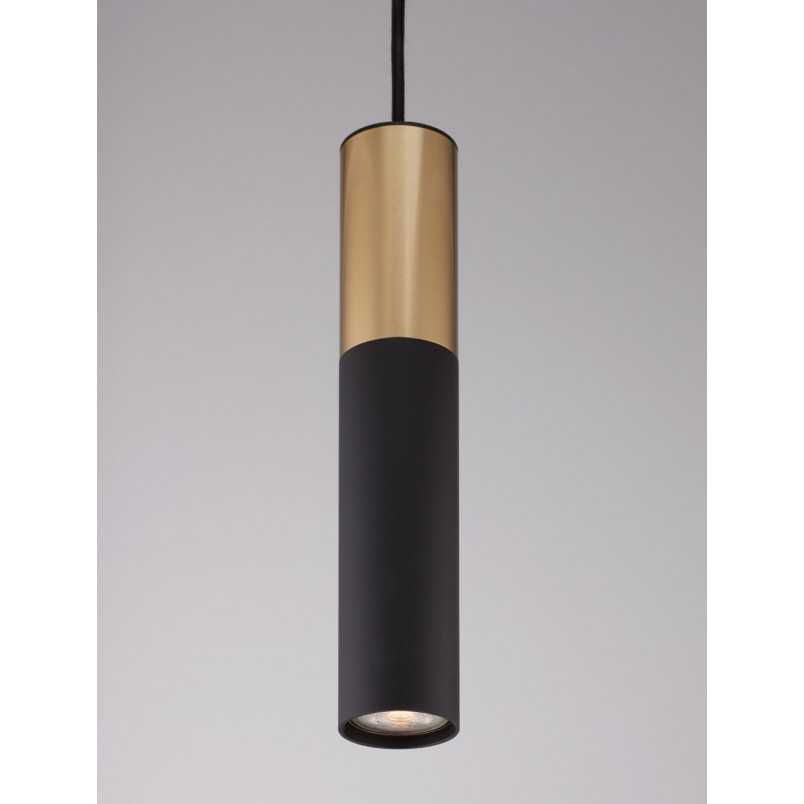 Lampa Wisząca Tuba Ango Czarno-Złota | Decolab24