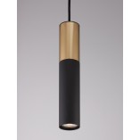 Lampa Wisząca Tuba Ango Czarno-Złota | Decolab24