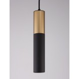 Lampa Wisząca Tuba Ango Czarno-Złota | Decolab24