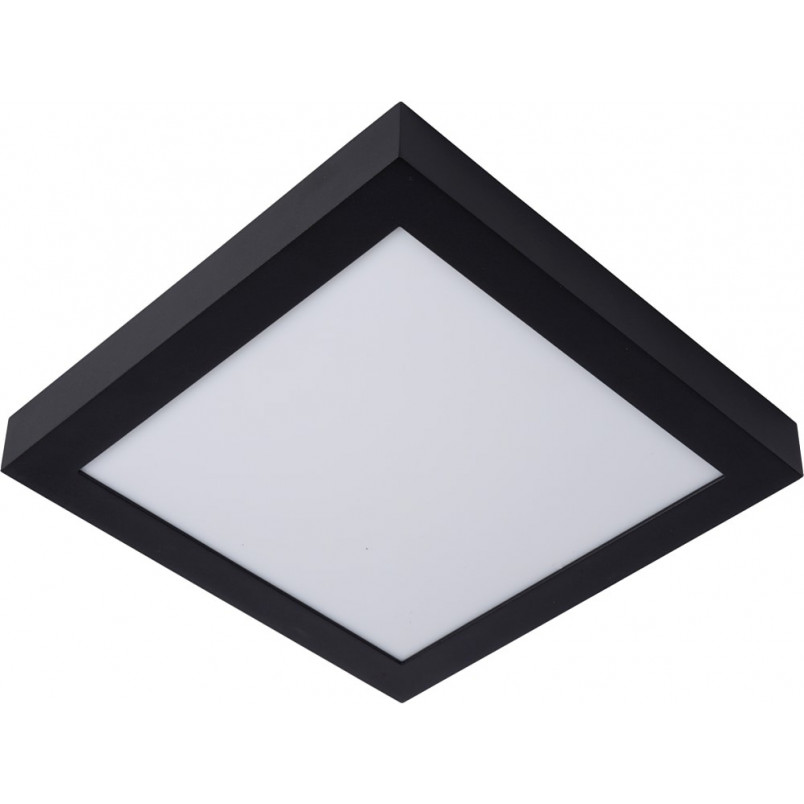 Plafon LED czarny do łazienki 30cm - Lucide Brice