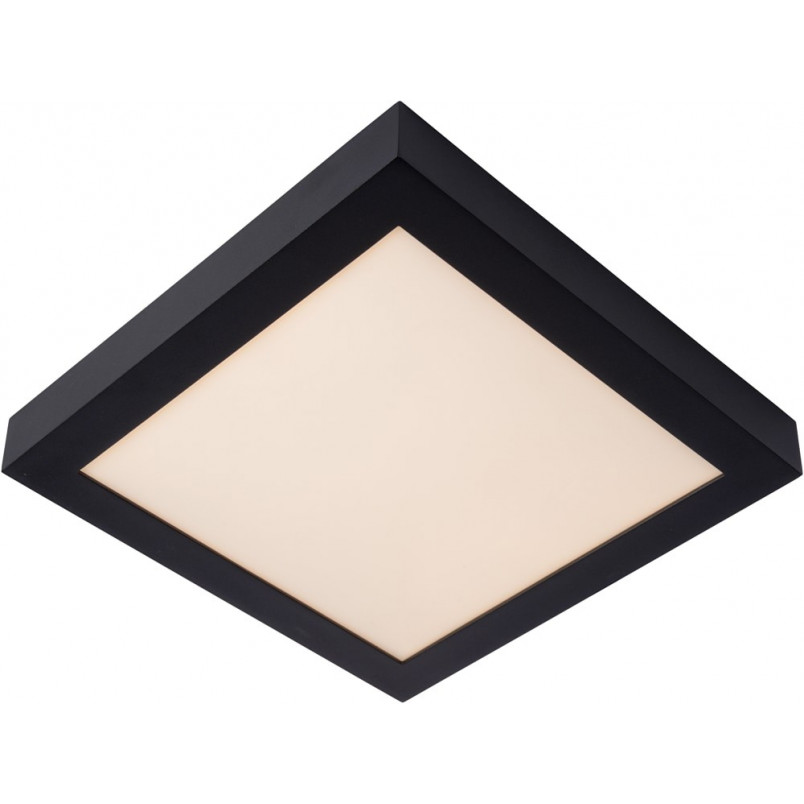 Plafon LED czarny do łazienki 30cm - Lucide Brice