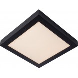 Plafon LED czarny do łazienki 30cm - Lucide Brice