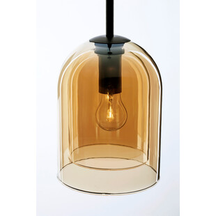 Lampa Wisząca Retro Szklana Bursztynowa | Decolab24