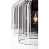 Lampa wisząca szklana retro Duo III - Decolab24