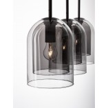 Lampa wisząca szklana retro Duo III - Decolab24