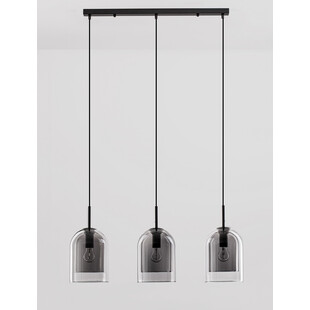 Lampa wisząca szklana retro Duo III - Decolab24