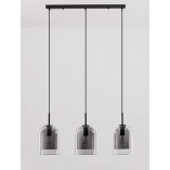 Lampa wisząca szklana retro Duo III - Decolab24