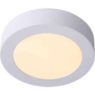 Plafon łazienkowy okrągły Brice LED 18cm biały Lucide