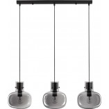 Lampa Wisząca Szkło Dymione Retro Bulgy III | Decolab24