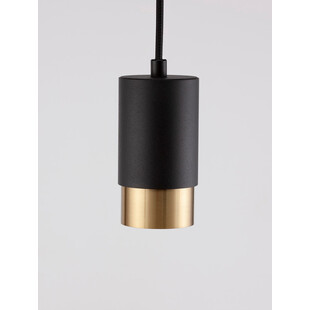 Lampa Wisząca Ango Czarno-Złota | Minimalistyczny Design
