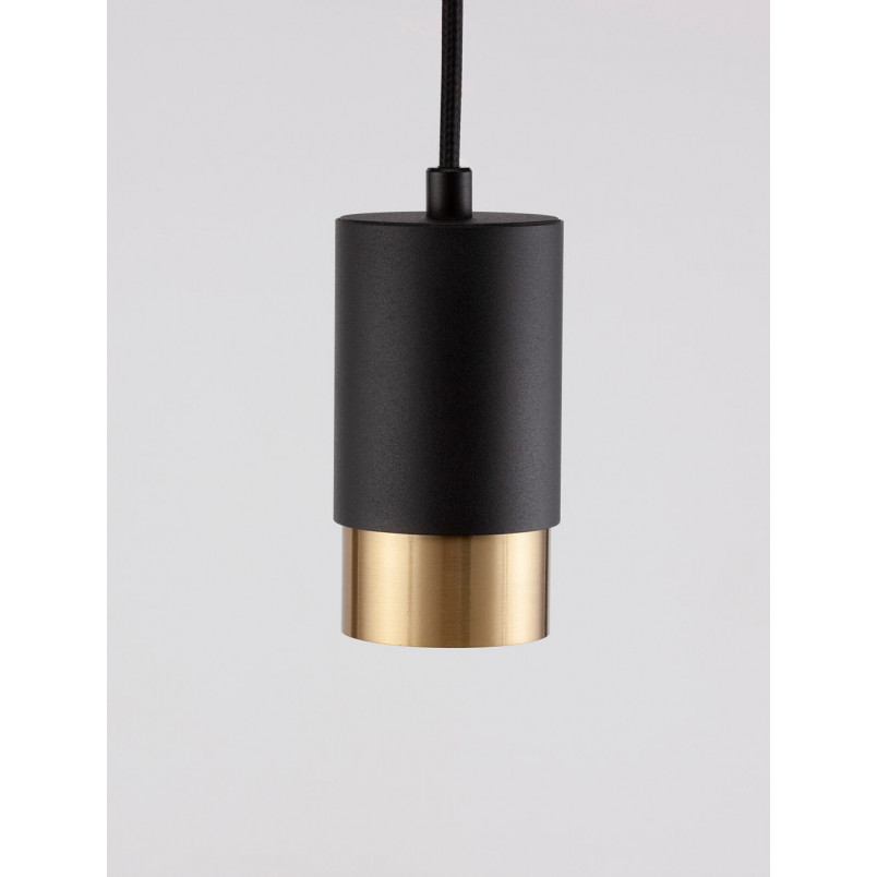 Lampa Wisząca Ango Czarno-Złota | Minimalistyczny Design