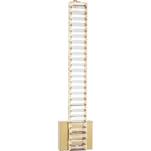 Kinkiet kryształowy glamour Queen LED 60cm przeźroczysty / złoty