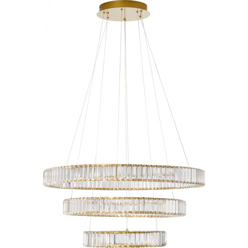 Lampa Wisząca Kryształowa Glamour Queen LED III 80cm | Decolab24