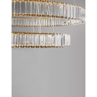 Lampa Wisząca Kryształowa Glamour Queen LED III 80cm | Decolab24