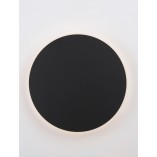 Kinkiet okrągły dekoracyjny Cerchio LED 30cm 1450lm czarny