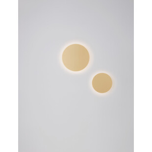 Kinkiet Cerchio LED złoty - nowoczesny design | Decolab24