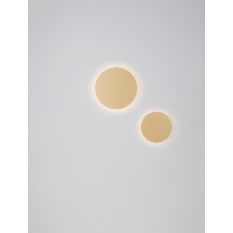 Kinkiet Cerchio LED złoty - nowoczesny design | Decolab24