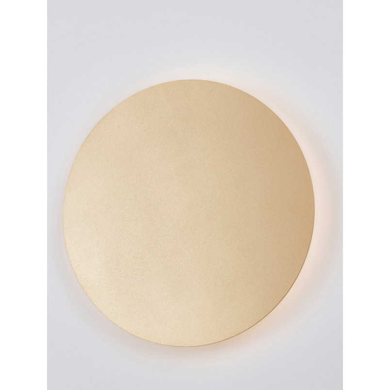 Kinkiet Cerchio LED złoty - nowoczesny design | Decolab24