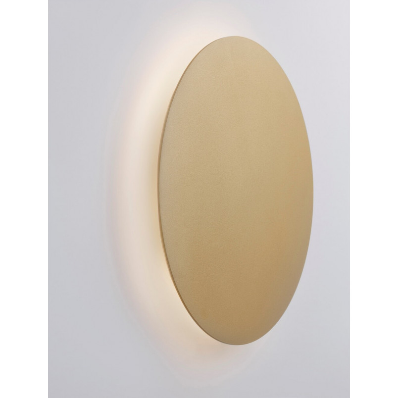 Kinkiet Cerchio LED złoty - nowoczesny design | Decolab24