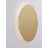 Kinkiet Cerchio LED złoty - nowoczesny design | Decolab24