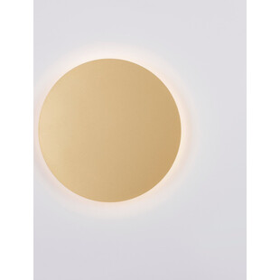 Kinkiet Cerchio LED złoty - nowoczesny design | Decolab24