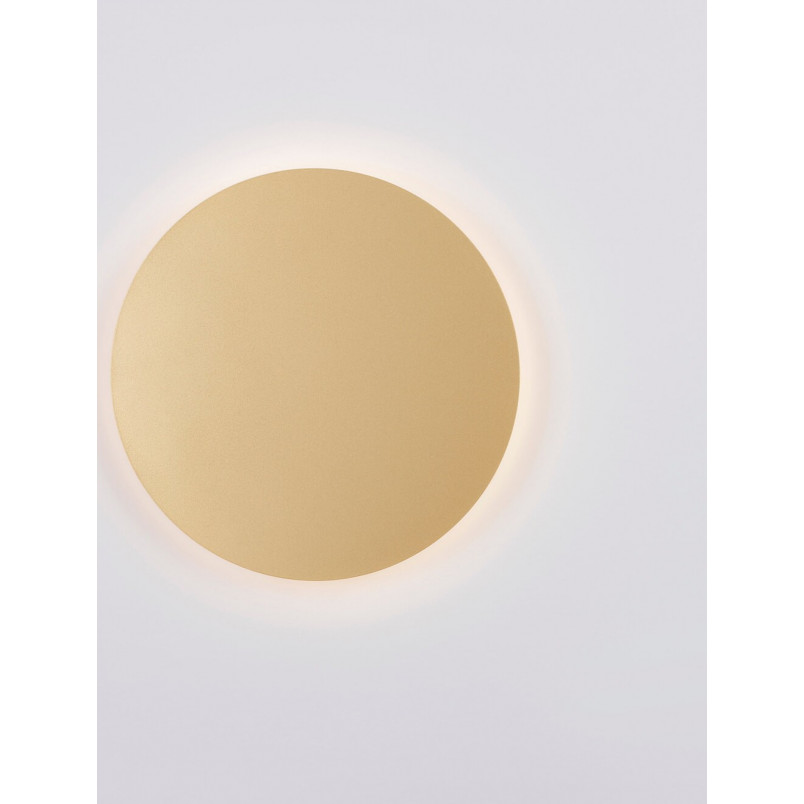 Kinkiet Cerchio LED złoty - nowoczesny design | Decolab24