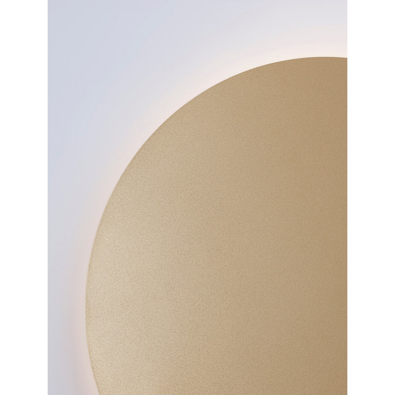 Kinkiet Cerchio LED złoty - nowoczesny design | Decolab24