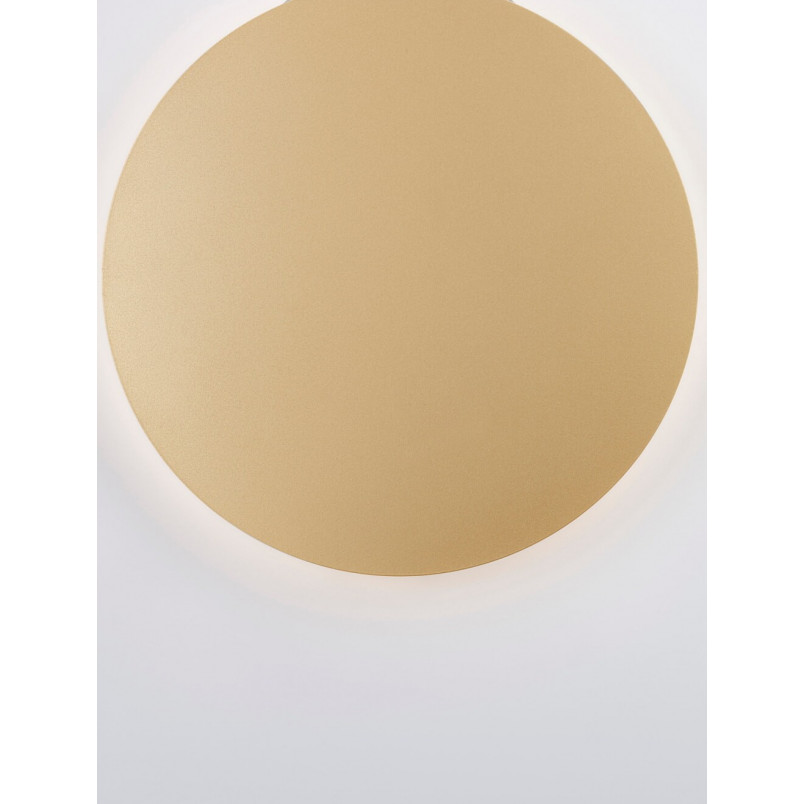 Kinkiet Cerchio LED złoty - nowoczesny design | Decolab24